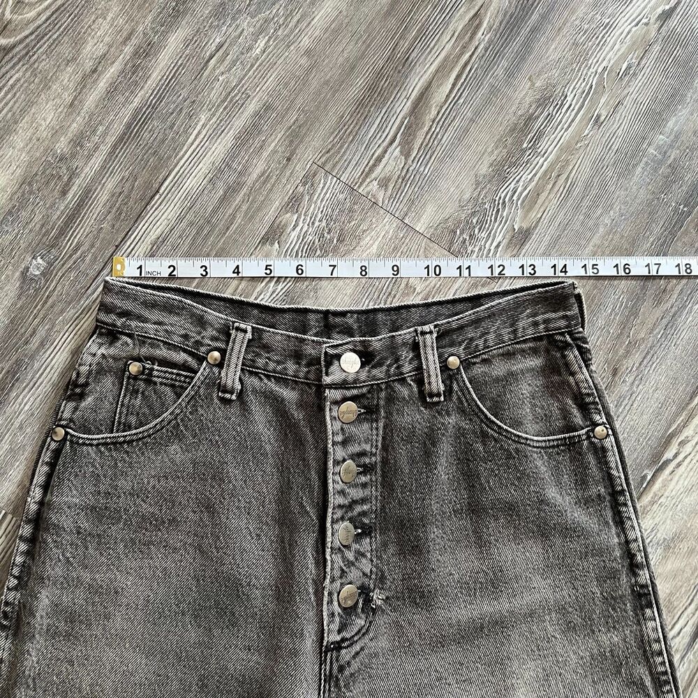 Vintage 80s Wrangler Western Jeans 26MWSDB 13/14x34 (29x32) - Picture 4 of 12